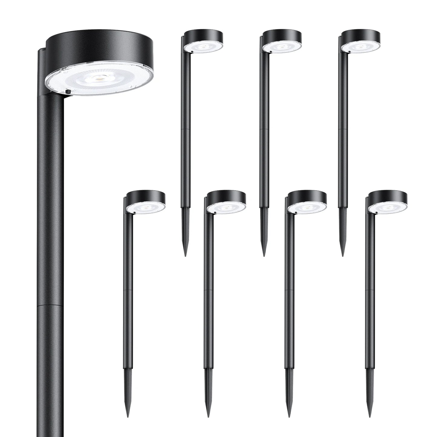2/4/8 Pack Solar Pathway Lights Outdoor, Bright 12 LED Solar Lights Outdoor for Yard, for Outside Walkway Patio Path Driveway