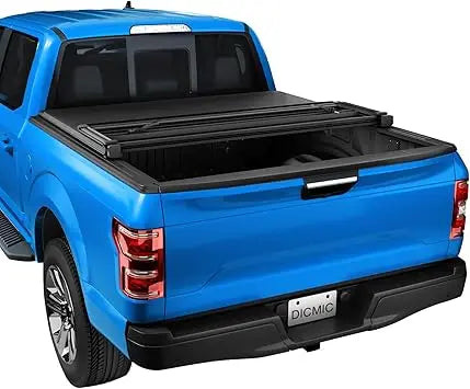 Soft Tri-Fold Truck Bed Tonneau Cover Compatible with 2005-2015 Toyota Tacoma 6FT Bed
