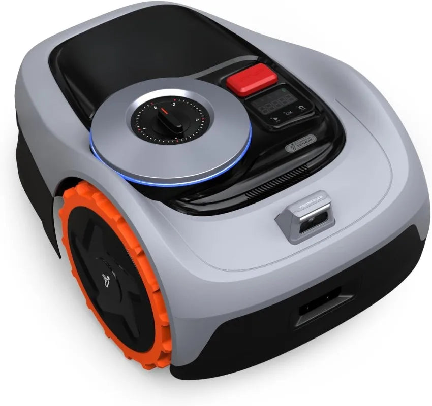 i105N Robot Lawn Mower Perimeter Wire Free 1/8 Acre RTK+Vision Robotic Lawnmower, AI-Assisted Mapping, Virtual Bo
