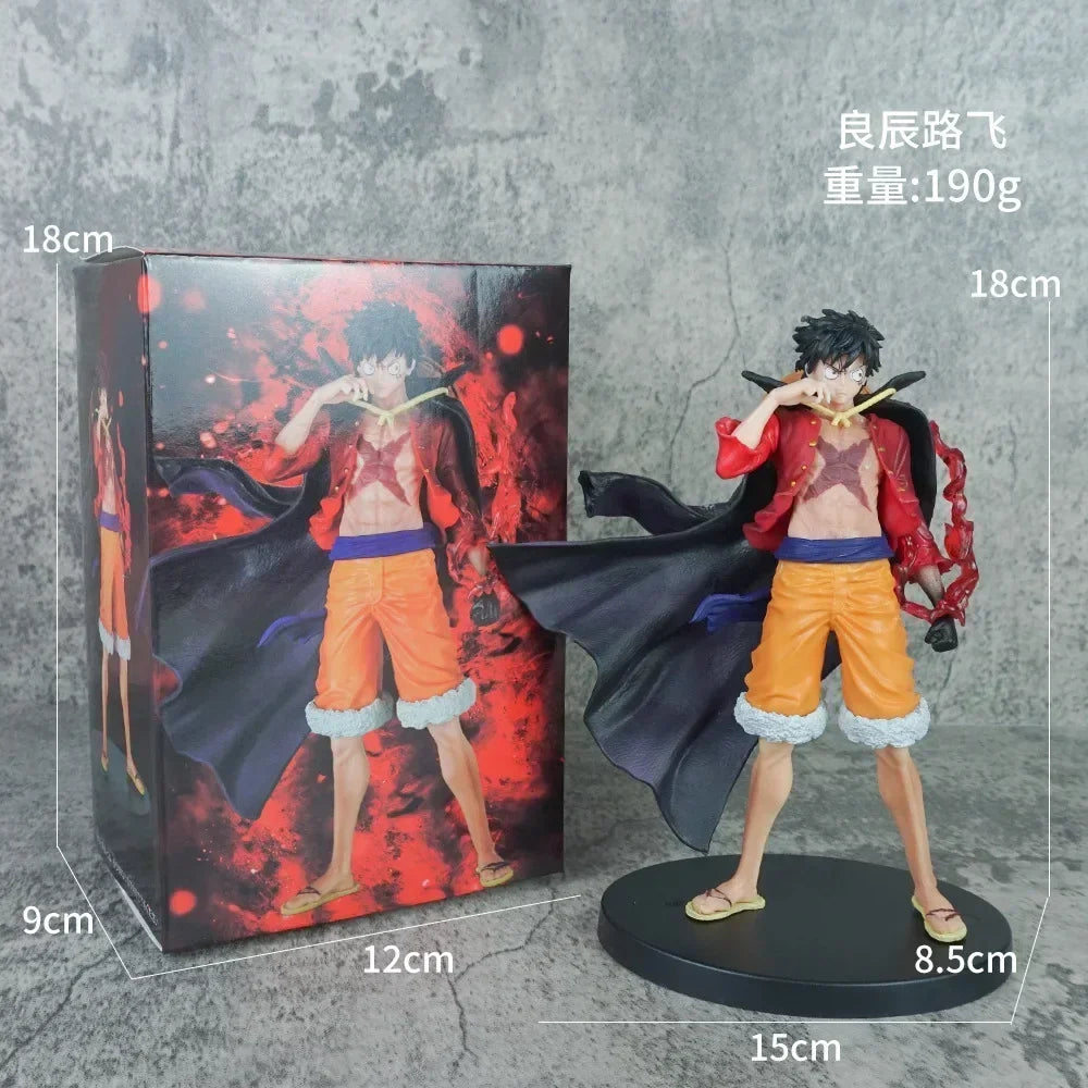 17Cm One Piece Anime Figures Monkey D Luffy Sun God Nika Action Figurine Luffy Figure PVC Model Doll Collection Toy Gift Kids