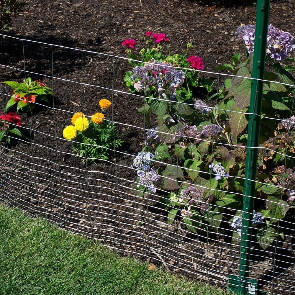 Free Delivery - Welded Wire 2X4 Inch Mesh 48 Inch X 50 Foot 14 Gauge Galvanized Steel Wire Fence Ideal for Animal Enclosures,
