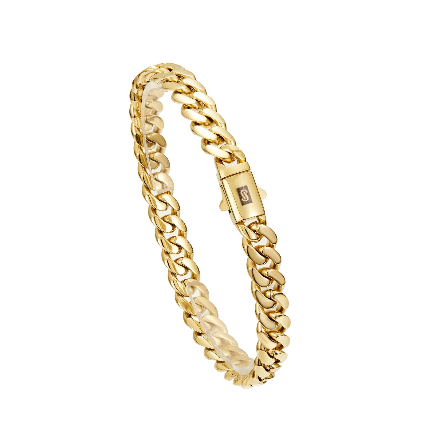 6-14mm wide Stainless Steel Cuban Miami Chains Necklaces unisex Necklace Chain 316L 14K gold-plated Hip Hop Bracelet Gold Color
