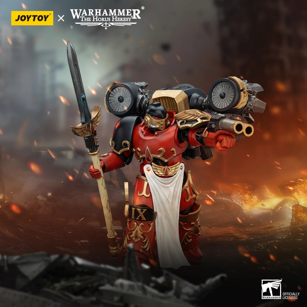 JOYTOY Warhammer 40K 1/18 Action Figure Blood Angels Dawnbreaker Cohort Dawnbreaker 2 Anime figures Toys Model