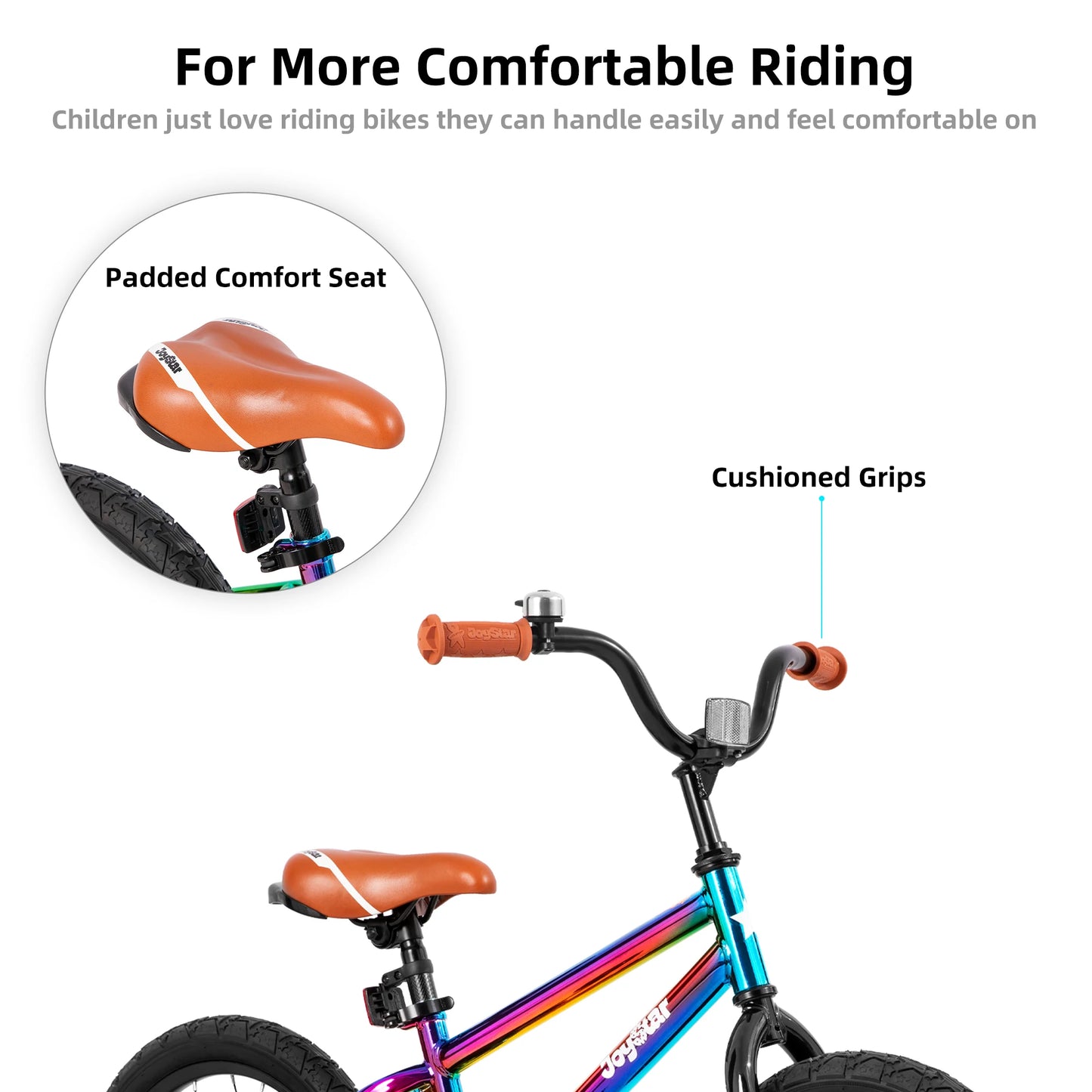 US warehouse JOYSTAR Kids Bike for Boys Girls Ages 2-9 Years Old, 12 14 16 18 Inch BMX Style Kid's Bicycles with Training Wheels