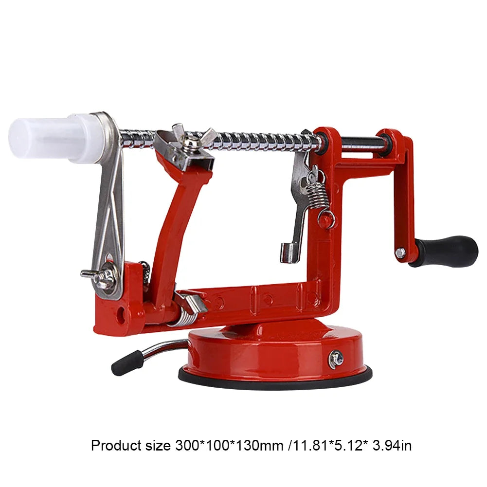 3 in1 Multi-functional Fruit Peeling Machine Fruit Potato Apple Peeler Vegetable Spiralizer Kitchen Hand-cranked Clipping Slicer
