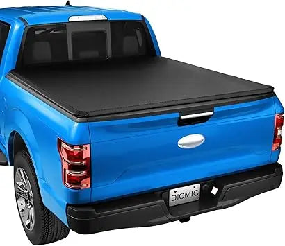 Soft Tri-Fold Truck Bed Tonneau Cover Compatible with 2005-2015 Toyota Tacoma 6FT Bed