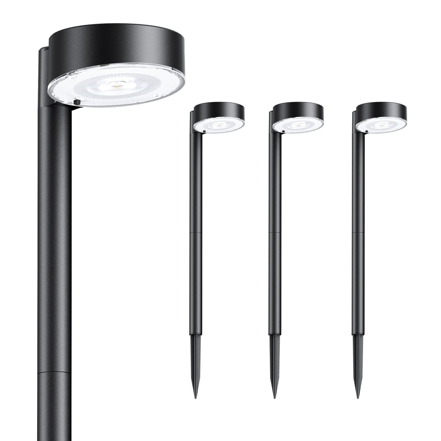 2/4/8 Pack Solar Pathway Lights Outdoor, Bright 12 LED Solar Lights Outdoor for Yard, for Outside Walkway Patio Path Driveway