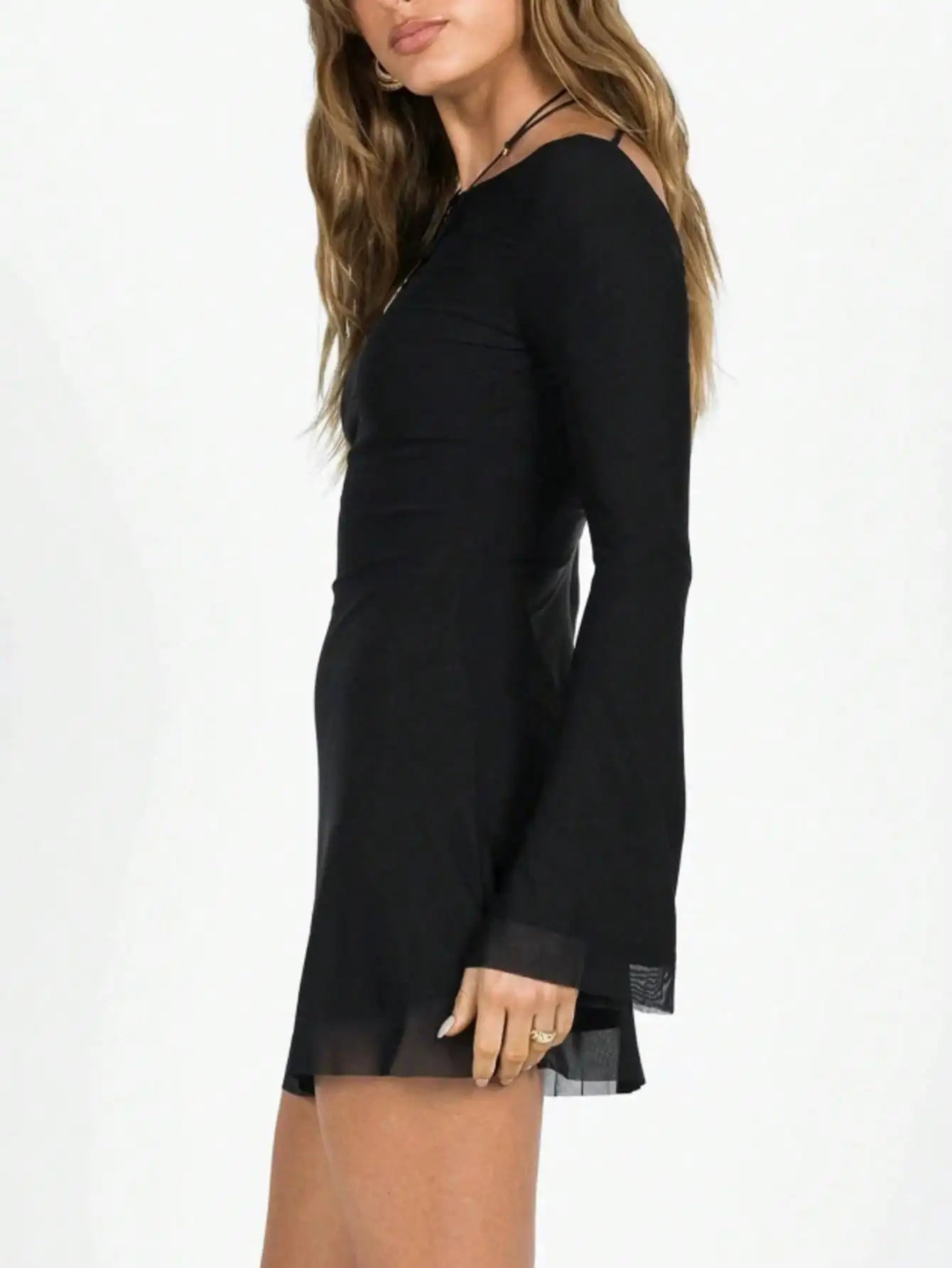 Women's Long Sleeve Bodycon Dress 2025 Sexy Mini Club Party Dress Summer Tight Short Cocktail Night Out Dress