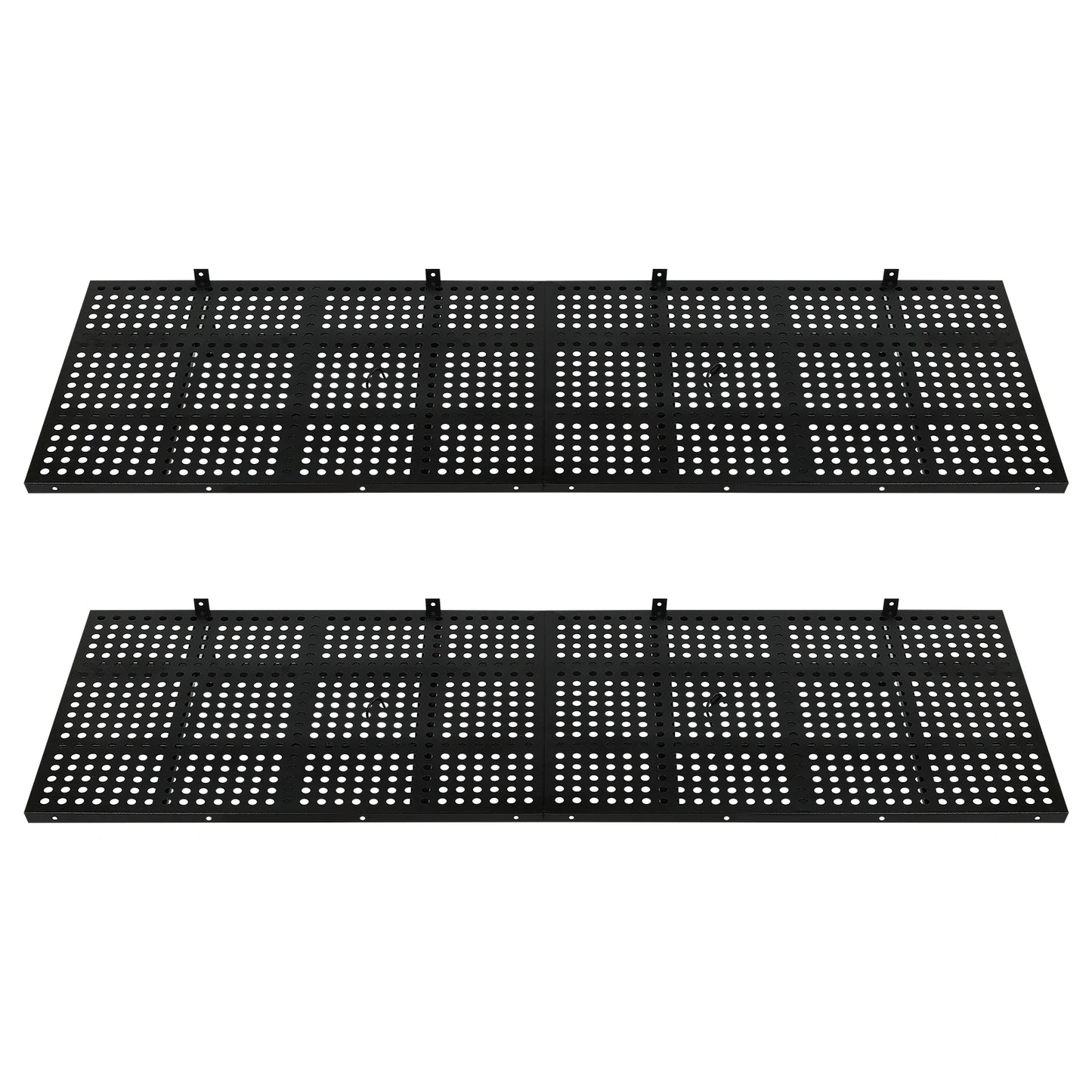 Heavy Duty Garage Wall Shelving Set (2x3ft), Wall Mounted Garage Shelves Capacity, Wall Shelf Storage Rack Floating Shelves