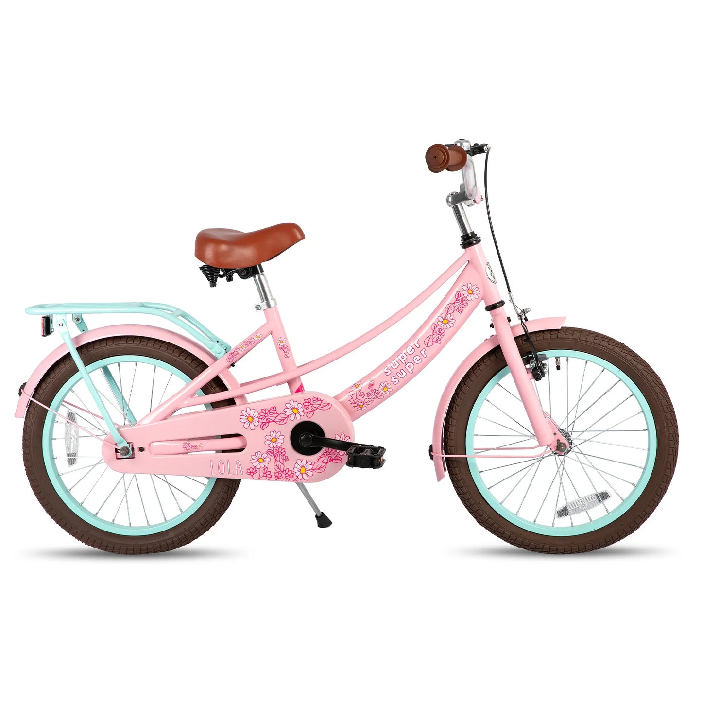 JOYSTAR Petal Girls Bike for Toddlers and Kids, 12 14 16 Kids Bike with Basket for 2-9 Years Old Girls, Kids Bike