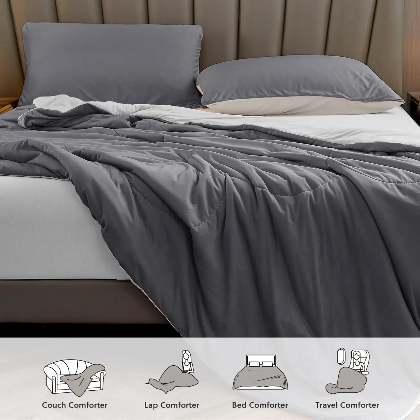 One Cool Comforter, Double-Sided Cold Technology Fabric Cool Blanket for Night Sweats and Hot Sleepers