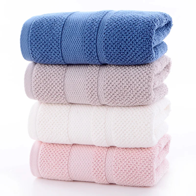 Adult cotton towel 34x74cm blue, pink, white, gray, 4 color mix and match set, face towel facial care bathroom sports household