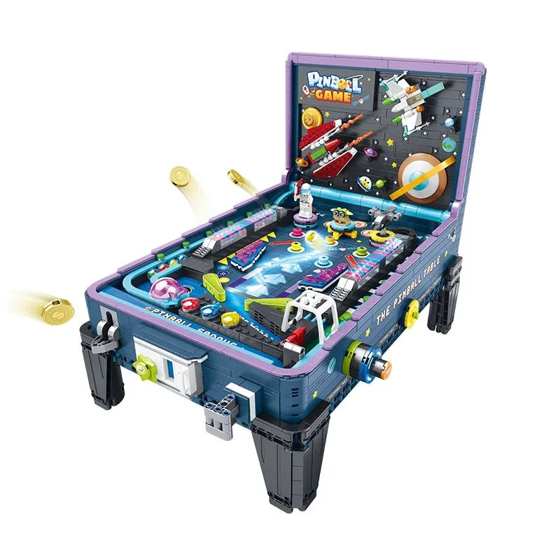 2309PCS Pinball Game Table Building Blocks Toys Model Assembly Board Games Machine Bricks Sets DIY Toys Kids Christmas Gifts