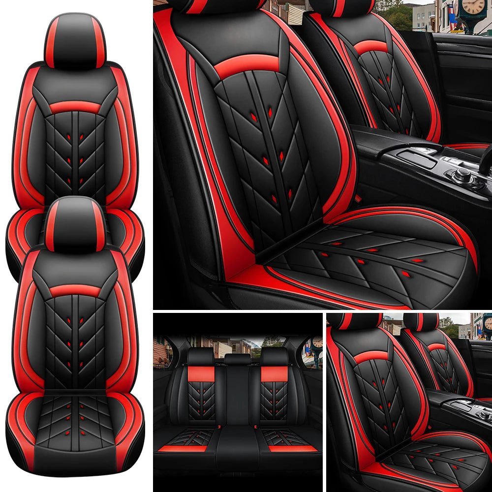 5-Seater Car Seat Cover Full Set Universal Deluxe Waterproof