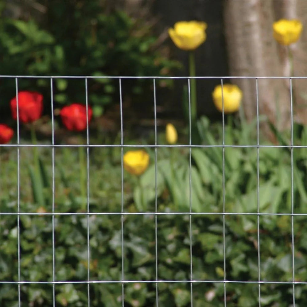 Free Delivery - Welded Wire 2X4 Inch Mesh 48 Inch X 50 Foot 14 Gauge Galvanized Steel Wire Fence Ideal for Animal Enclosures,