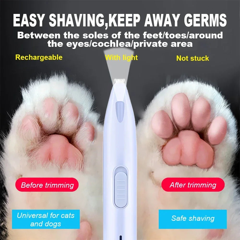 Butt Trimmer Hair Cutter Pet Cat Grooming Trimmer Scissors Dog Foot Hair Hairdresser Pedicator Ear Electric Dog Professional