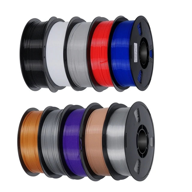PLA Filament 1.75mm 5kg 10kg 3D Printer Filament Standard 1kg/roll Plastic Spool PLA Black Mix Color Print Material Free Shippin