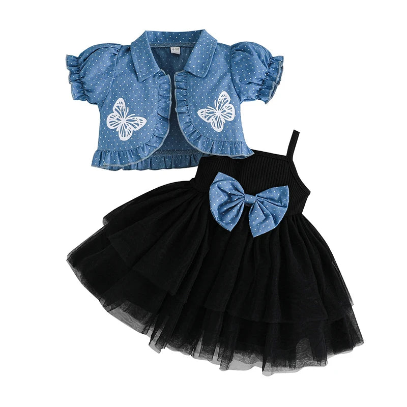 Toddler Girl Floral Print Ruffle Sleeve Romper with Matching Bow Headband and Sandals Set for Summer Beach Outings