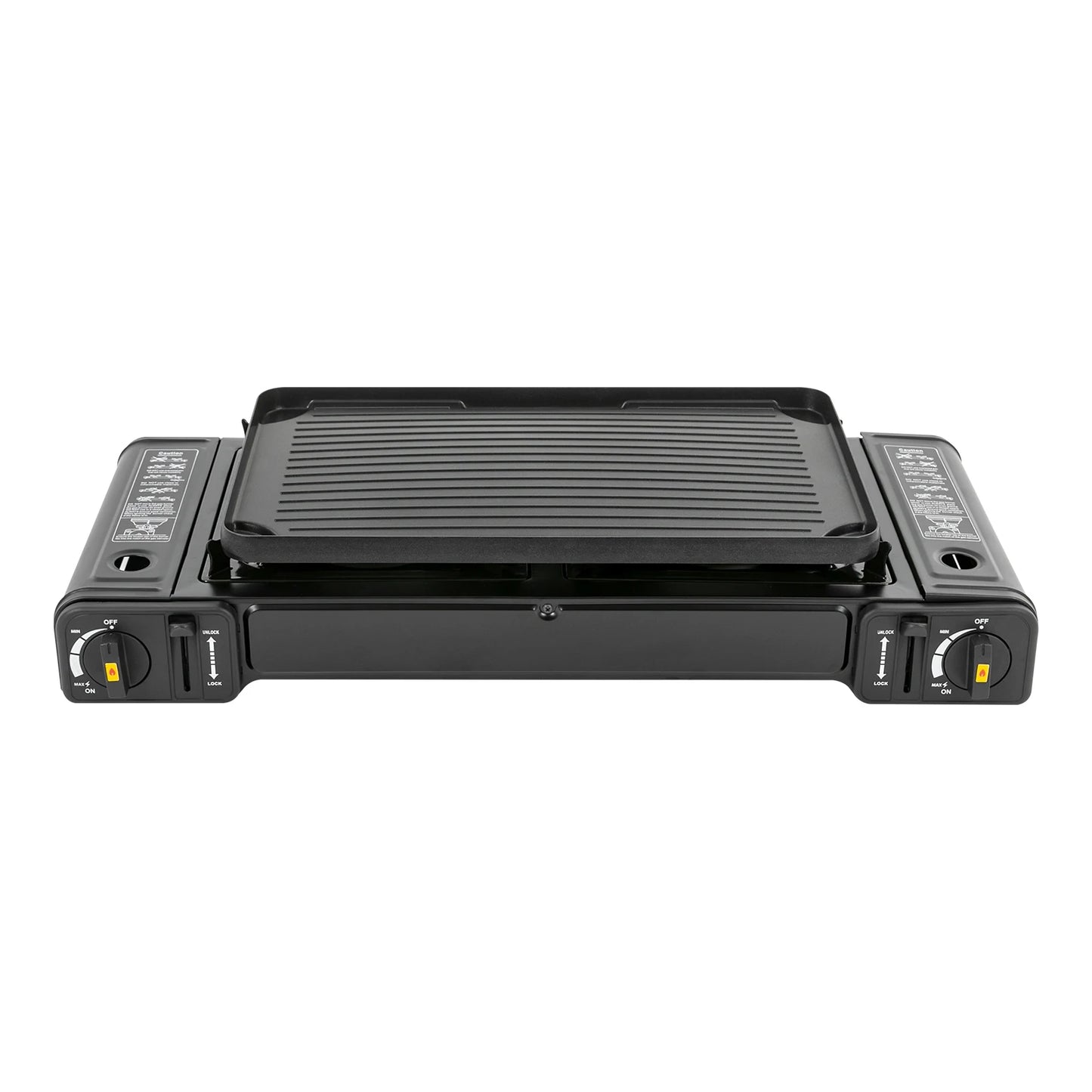 Double Head Barbecue Gas stove with Baking Tray Home Application Home Outdoor