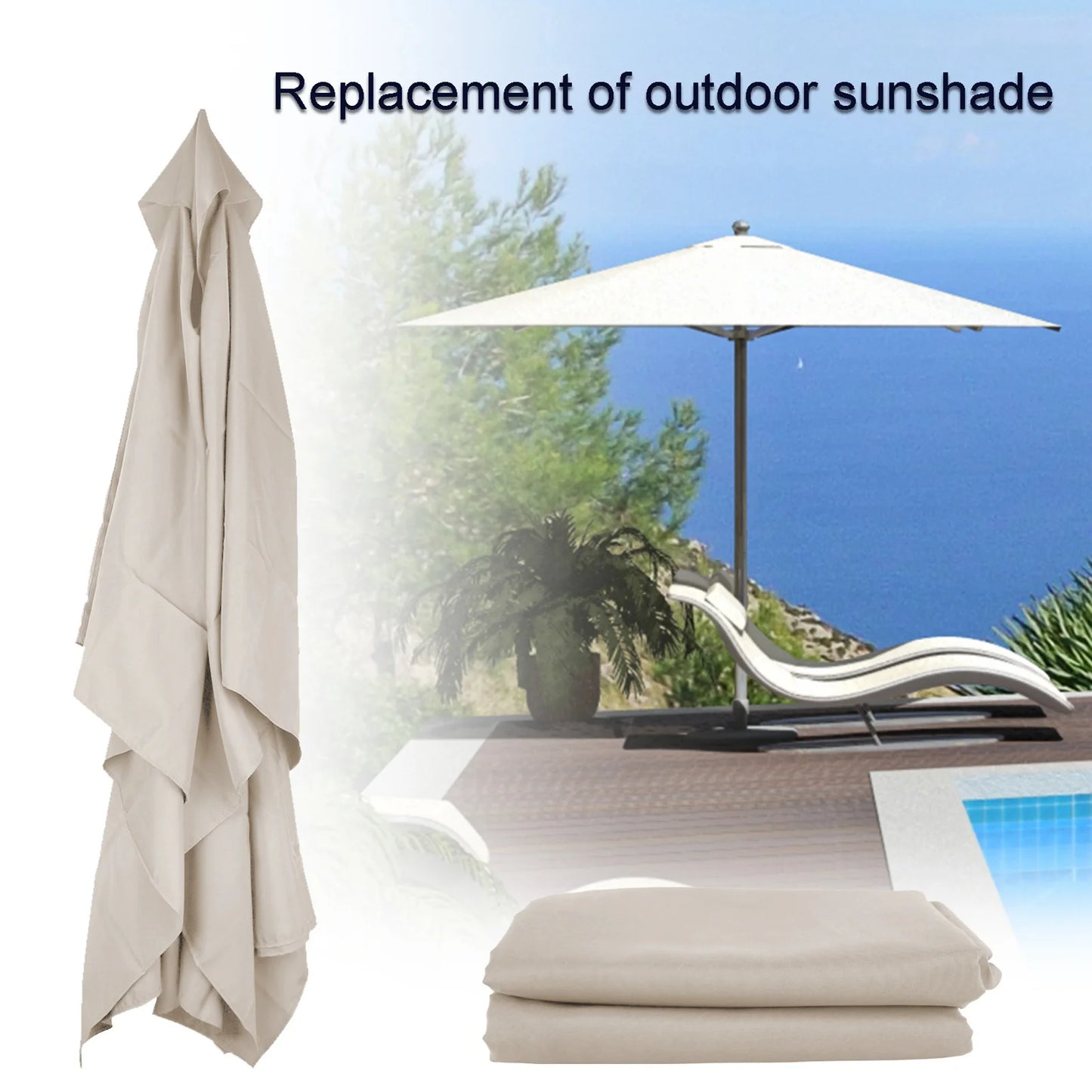 Garden Umbrella Cover Umbrella Cover Outdoor Umbrella Cover Waterproof Garden Umbrella Cover Protector Outdoor Patio Rain Covers