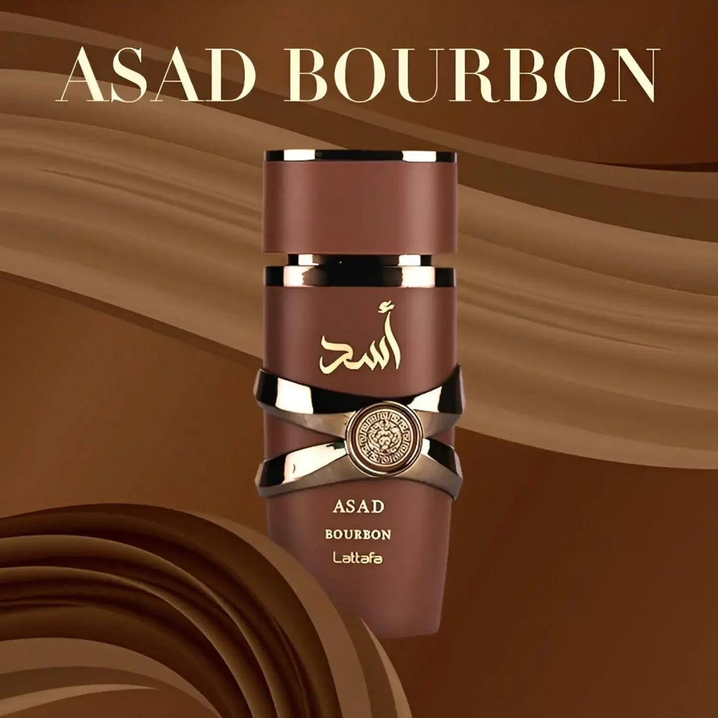 Lattafa Asad Bourbon EDP Perfume 100 ML Long Lasting Fresh, Spicy, Fruity, Vanilla, Amber Wood Newest Release New in Box