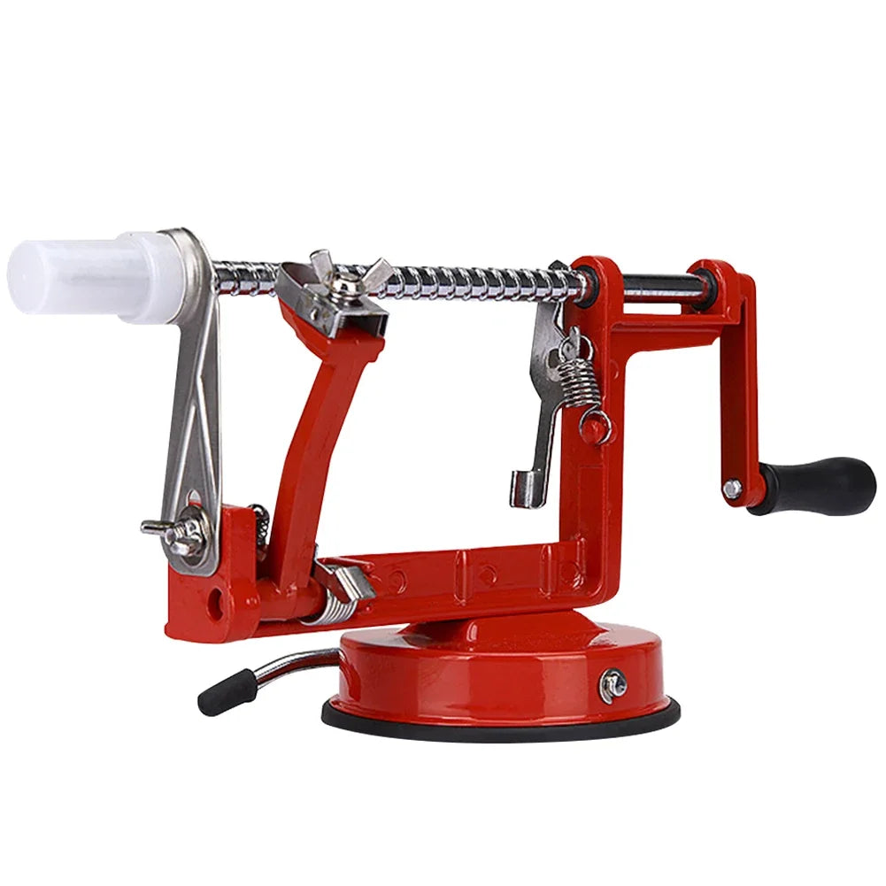 3 in1 Multi-functional Fruit Peeling Machine Fruit Potato Apple Peeler Vegetable Spiralizer Kitchen Hand-cranked Clipping Slicer