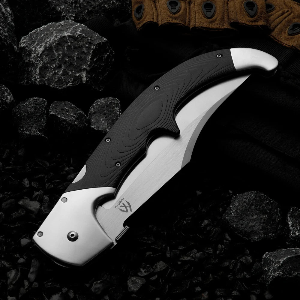 Portable multifunctional knife, outdoor survival knife, can be used for outdoor activities, hiking, and men's gifts