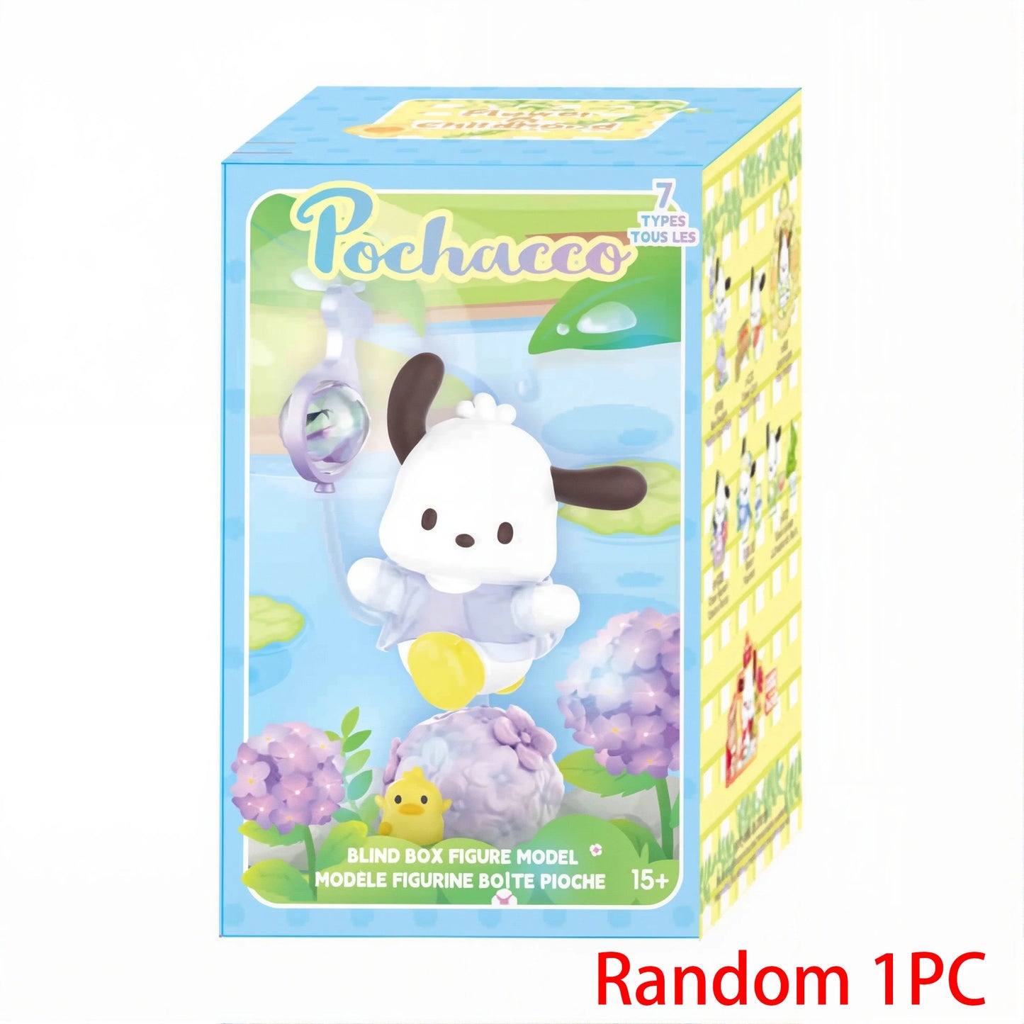 MINISO Pochacco Flowers And Young Pochacco's Small Garden Series Mystery Box Fashion Play Handmade Decorative Gifts Random Style