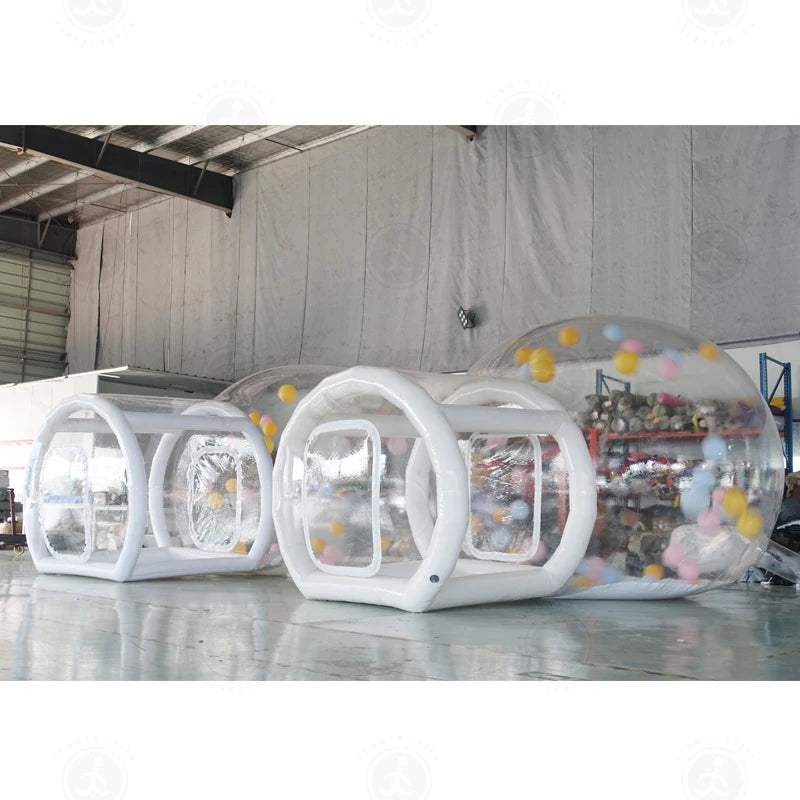 8.2Ft Inflatable Bubble Balloon House Inflatable Tent Bubble House Clear Dome Balloon Garden Tent with Blower/Pump For Party