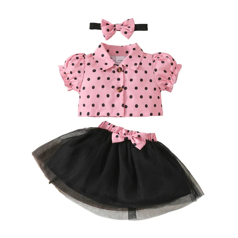 Toddler Girls 2-piece Set Floral Print Top with Ruffle Shorts and Matching Headband Summer Outfit for Baby Girls