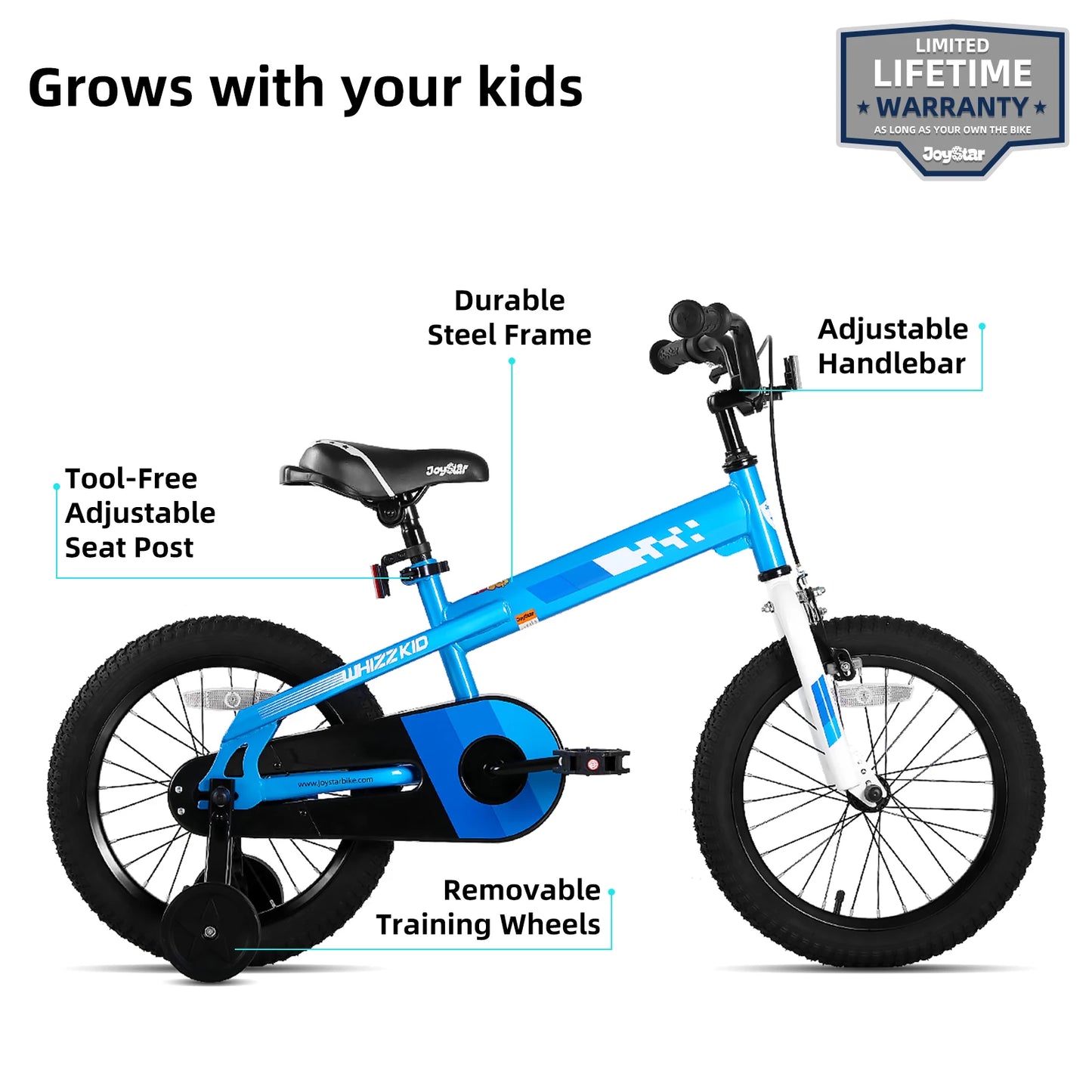 JOYSTAR Kids Bikefor 2-9 Years Old Toddlers and Kids, Kids BMX Bike with Training Wheels for Boys Girls, Multiple Colors