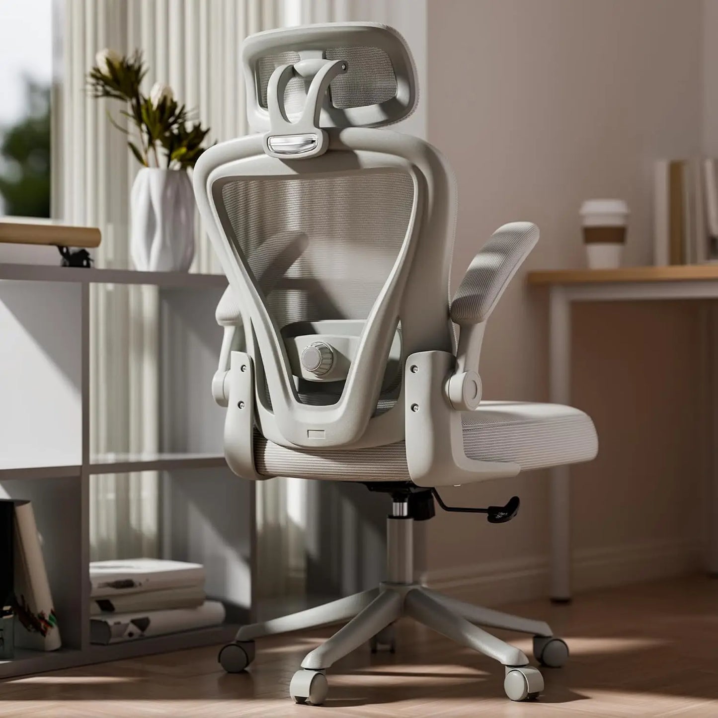Computer Desk Chair, Ergonomic Office Chair M903 with Wheels, High Back Mesh Office Chair with Adjustable Lumbar Support