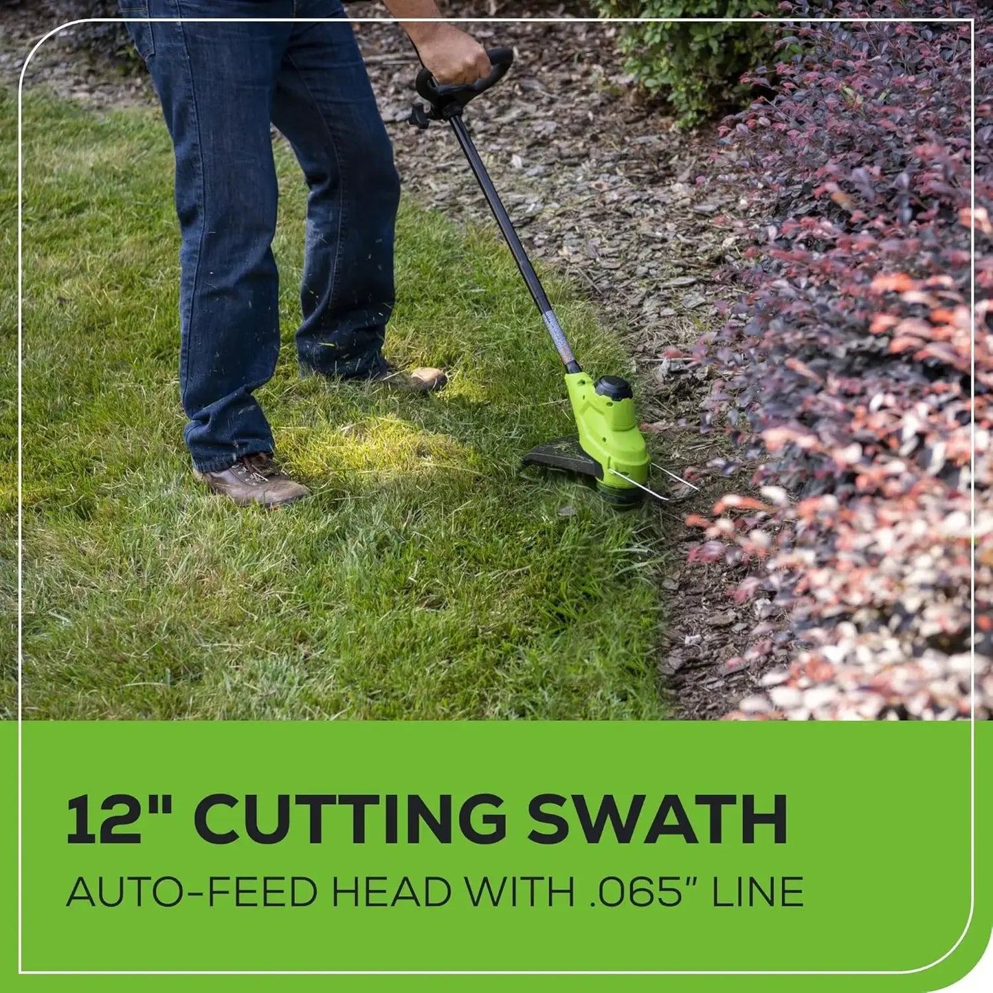 48V (2x24V) 17" Brushless Mower+12" String Trimmer +320CFM Blower,(2) 4.0Ah Batteries and 2A Dual Port Charger