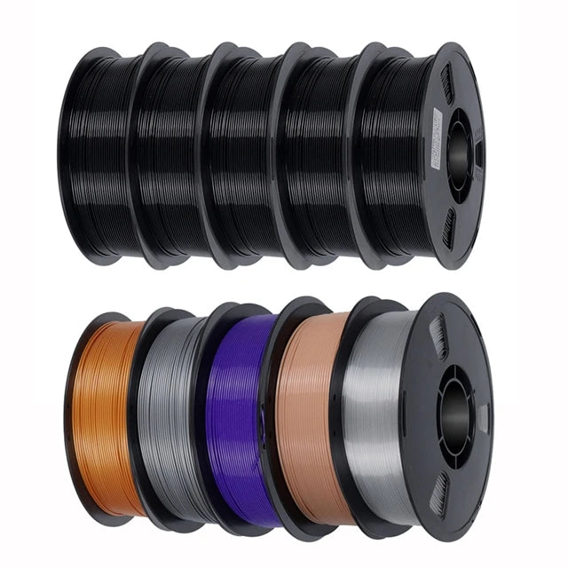 PLA Filament 1.75mm 5kg 10kg 3D Printer Filament Standard 1kg/roll Plastic Spool PLA Black Mix Color Print Material Free Shippin