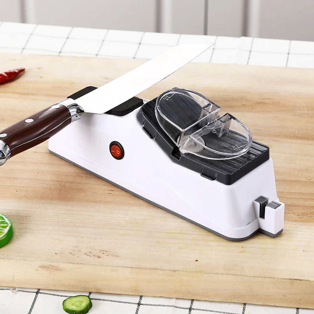 Automatic Knives Sharpeners USB Rechargable Sharpeners Professional Fast Sharpening Tool Kitchen Knives Tool Fine Grinding Blade