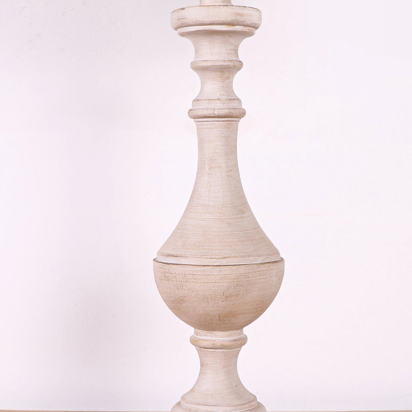 2 Set Coastal Candlestick Table Lamps For Living Room With 2 LED Bulbs, Touch Control 3 Way Dimmable Bedside Lamp