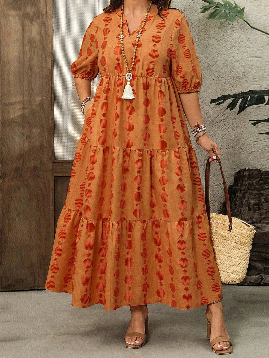 Women s Maxi Dress Stylish Sleeveless Floral Print V Neck A-Line Summer Dress with Side Pockets and Belt