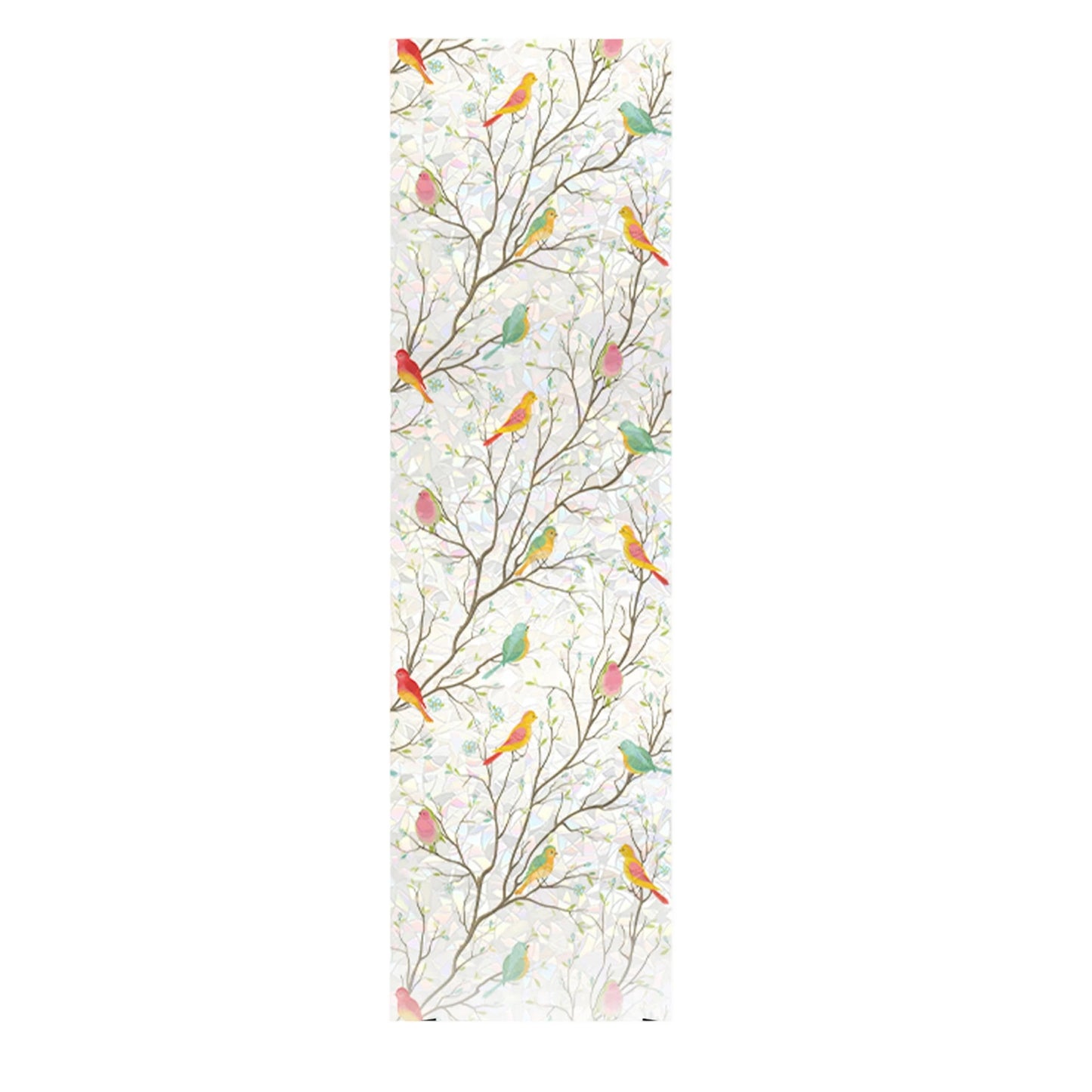 Window Clings Reflective DIY Birds Sun Catcher Window Sticker Home Decor for Glass Windows