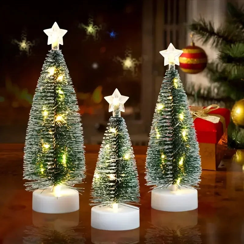 3/4pcs, Christmas Decorations LED Electronic Candle Lights, Night Lights, New Year, Christmas Ornaments, Holiday, Party Supplies
