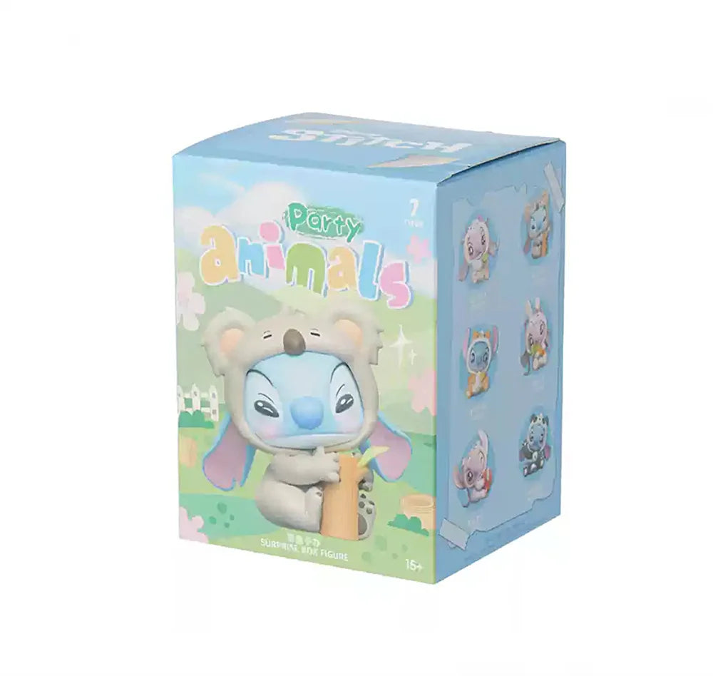 MINISO Disney Stitch Animals Party Series Blind Box Mystery Box Stitch Action Figure Decor Ornament Surprise Bag Birthday Gifts