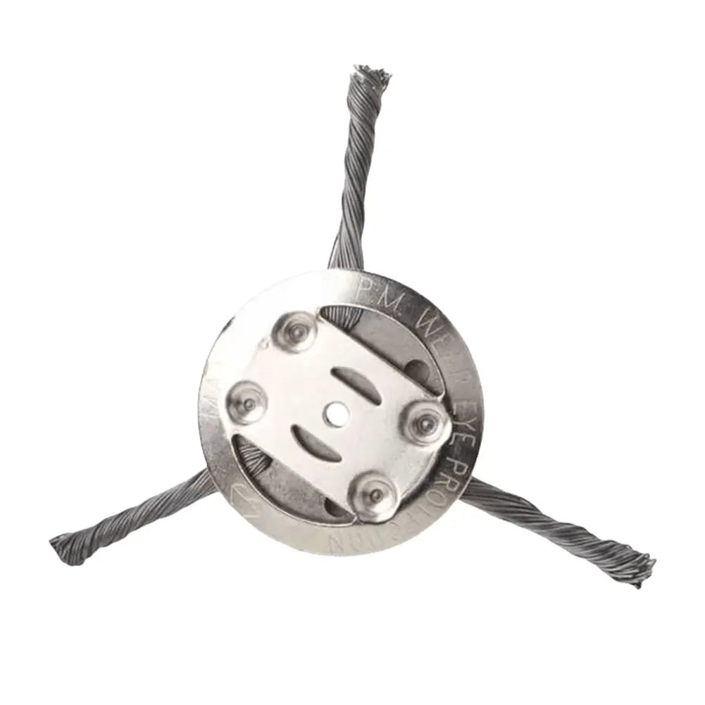 Grass Trimmer Head Universal Wire Trimmer Head Replacement Metal Weed Eater Blade for Cordless String Trimmer