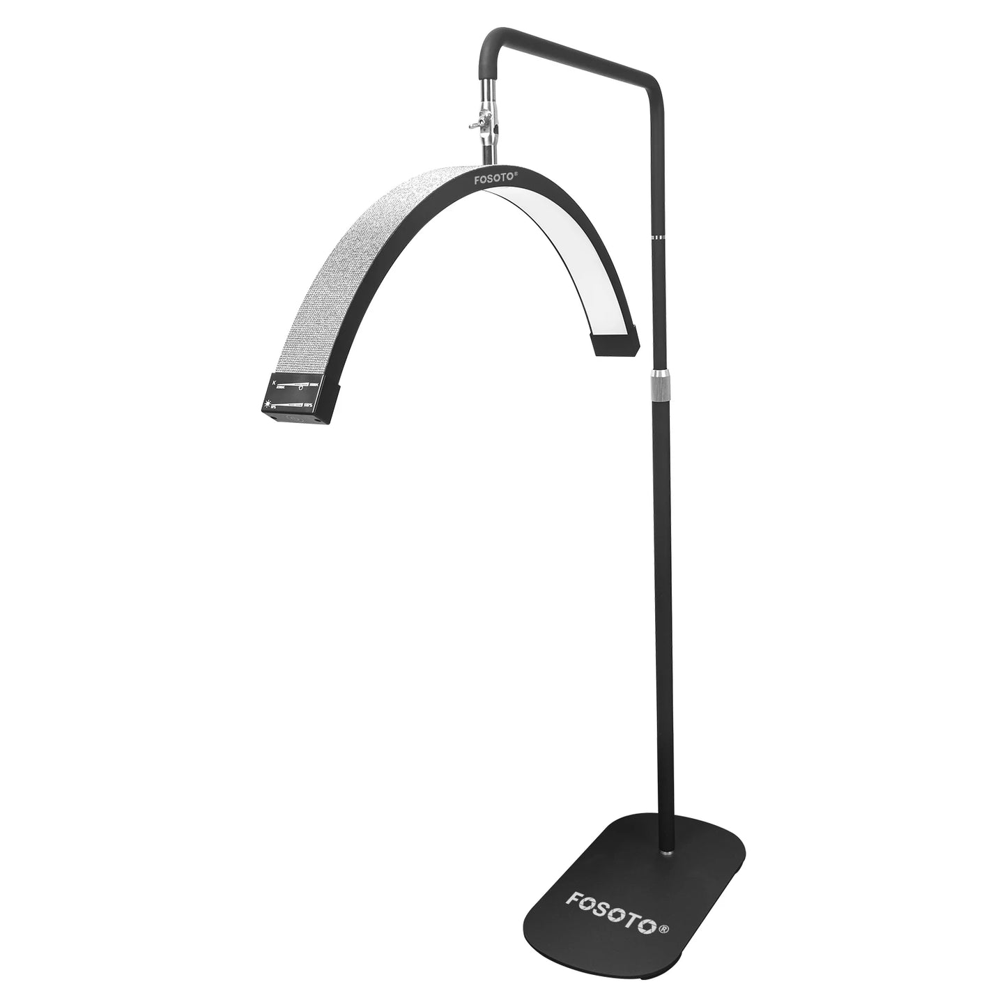 Fosoto multi-directional Half-Moon Light LED Light Light With Tripod Stand For Beauty Eyelash Makeup Tattoo TikTok Video