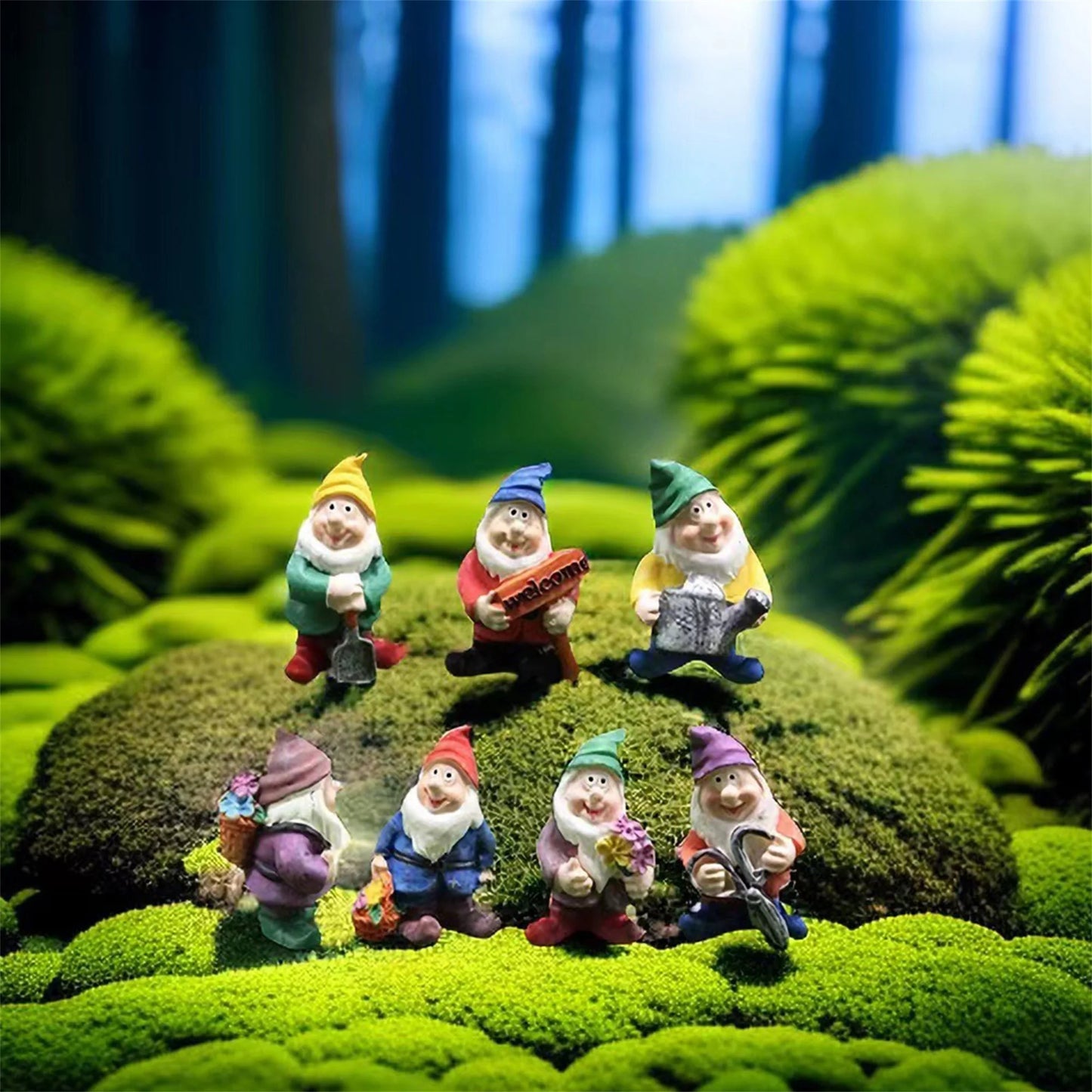 Resin Christmas Gnome Statue Festive Outdoor Sculpture Decor for Garden Lawn Yard Holiday Art Craft Ornament
