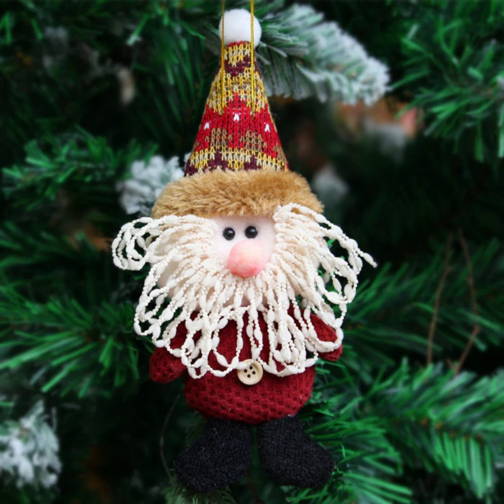 Christmas Doll Ornaments Innovative Elk Santa Snowman Merry Christmas Tree Decoration For Home Table Decor Navidad Gift 2025