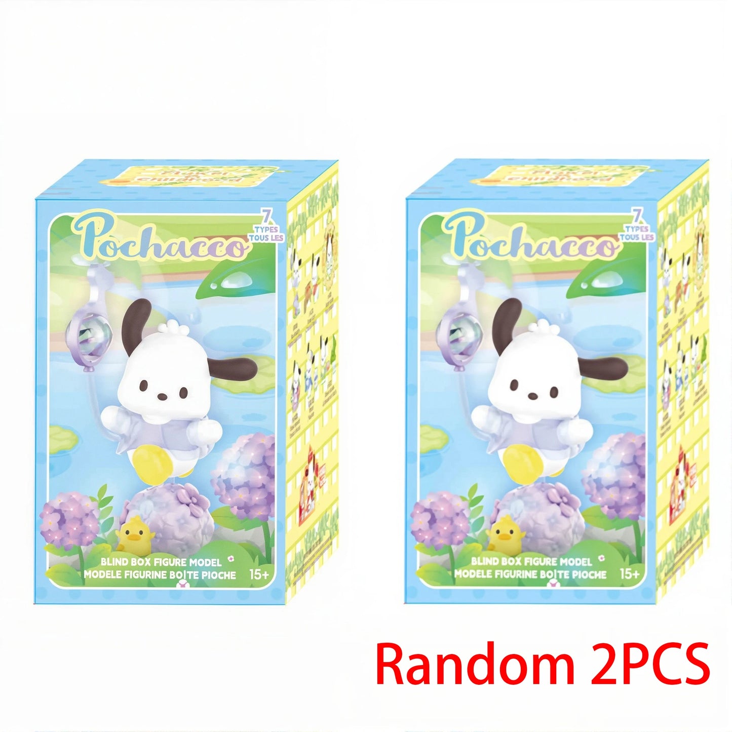 MINISO Pochacco Flowers And Young Pochacco's Small Garden Series Mystery Box Fashion Play Handmade Decorative Gifts Random Style