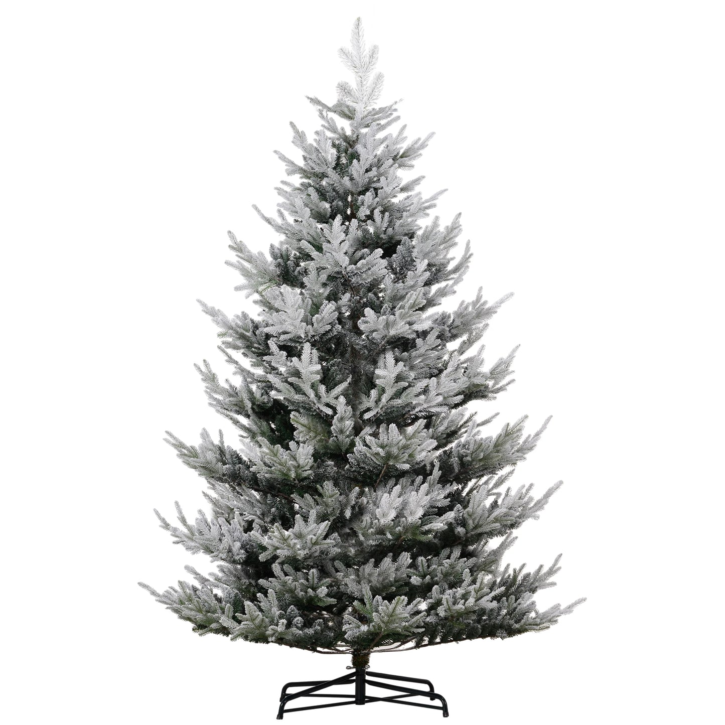 9' Artificial Christmas Tree with Realistic Branch Tips, Auto Open for Party