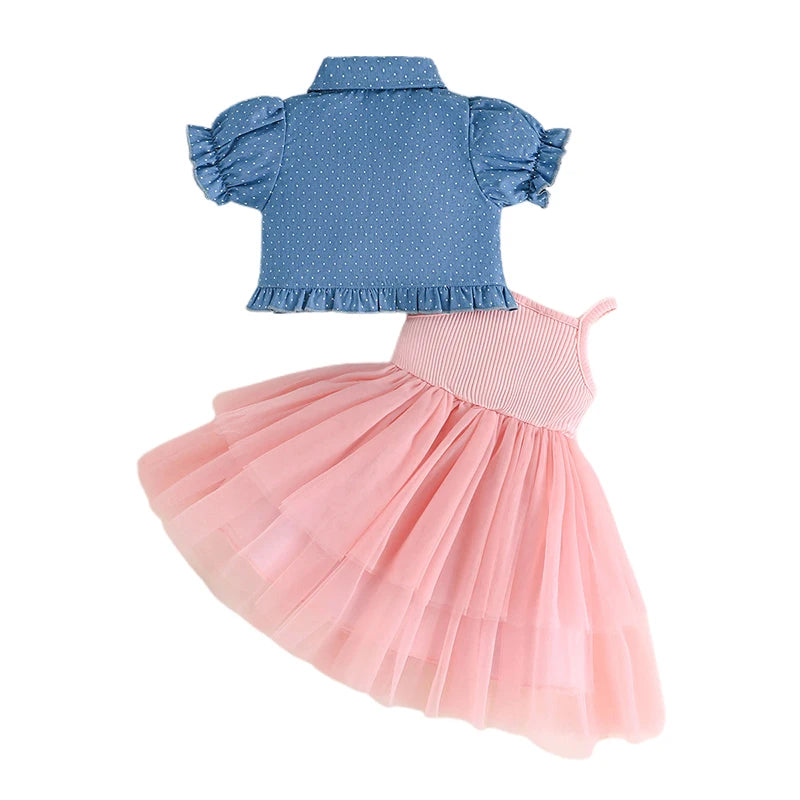 Toddler Girl Floral Print Ruffle Sleeve Romper with Matching Bow Headband and Sandals Set for Summer Beach Outings