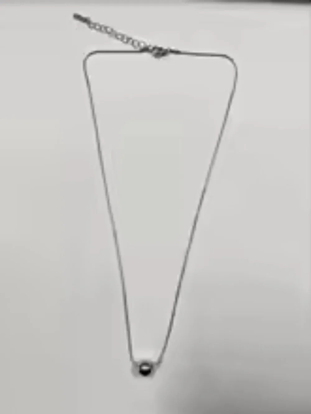 1 pc Women's Minimalist round Bead Necklace Versatile Temperament Collarbone Chain Jewelry Neck Chain Accessory