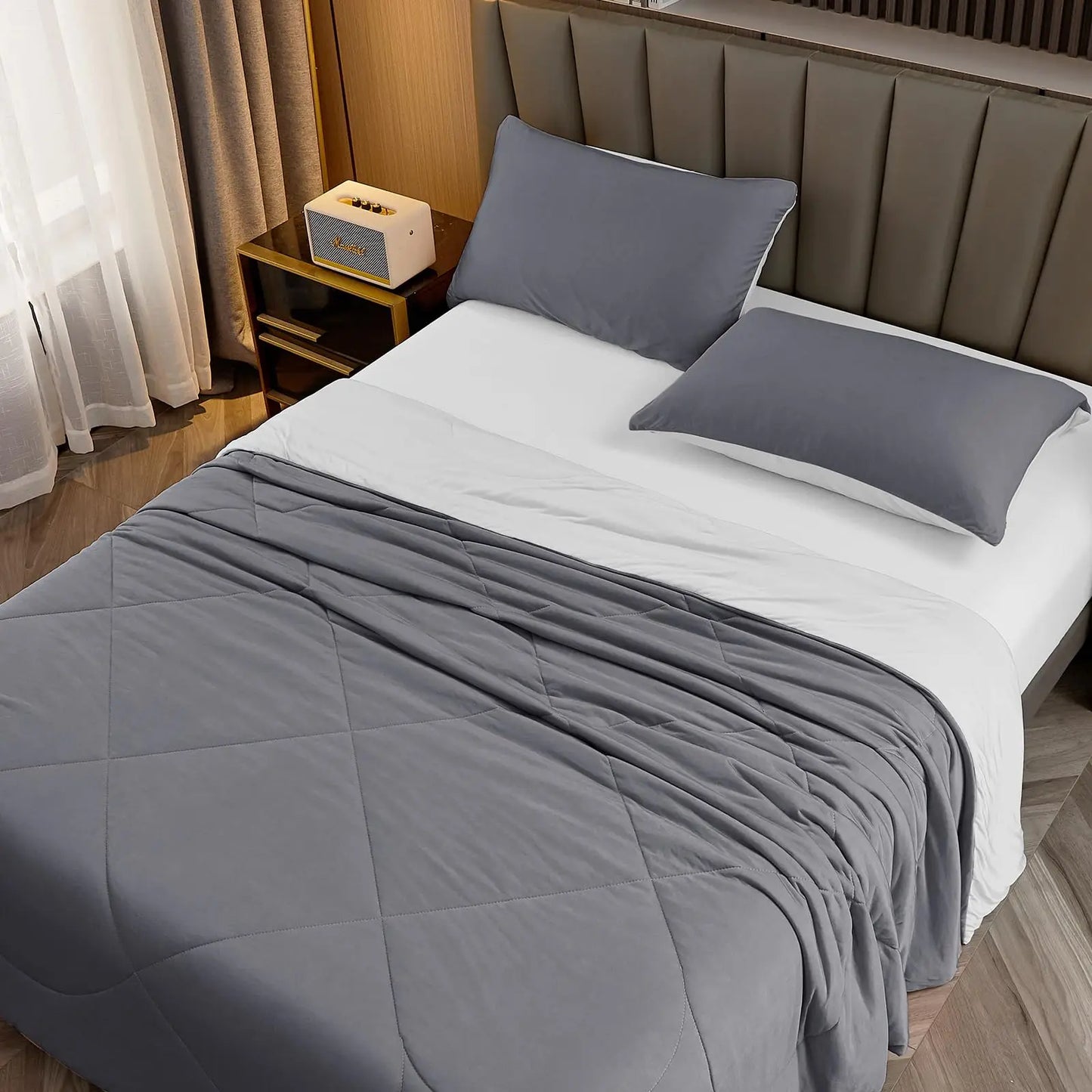 One Cool Comforter, Double-Sided Cold Technology Fabric Cool Blanket for Night Sweats and Hot Sleepers