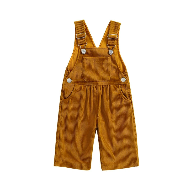 2024-07-18 Lioraitiin 3-24M Baby Girl Summer Overalls Infant Wide Leg Solid Color Jumpsuit Front Pocket Suspender Pants Outfits